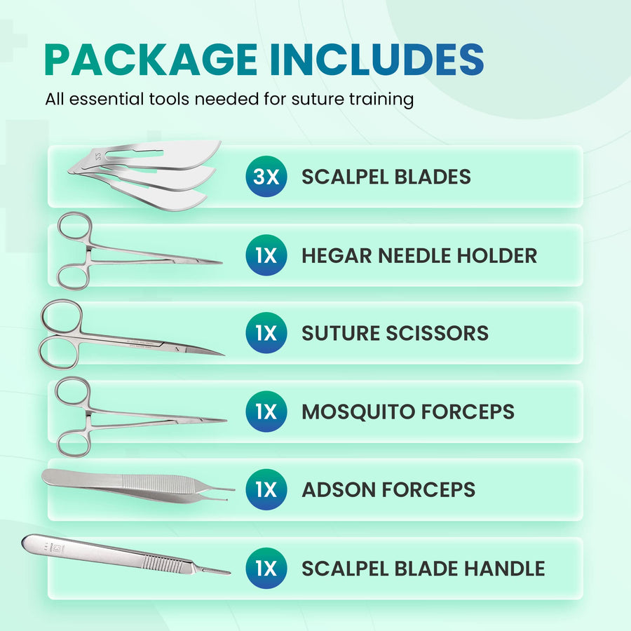 Professional Suture Kit for Suture Training